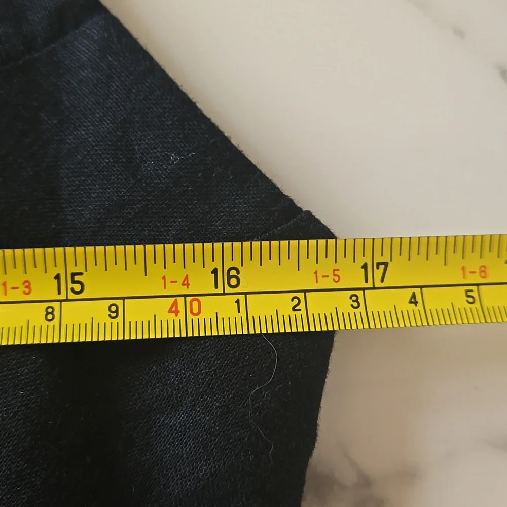 Banana Republic Linen Blend Sweetheart Crop Top Pleated Summer Staple Minimalist - Picture 8 of 9